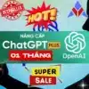 ChatGPT 4o gói 01 tháng