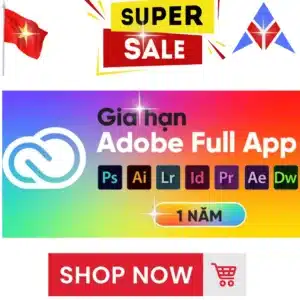 Adobe Full App chính hãng 12 tháng
